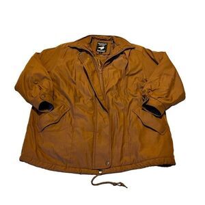 Bromley Sport Brown Thermoloft Women's Isulated Jacket Coat Size Large L VTG
